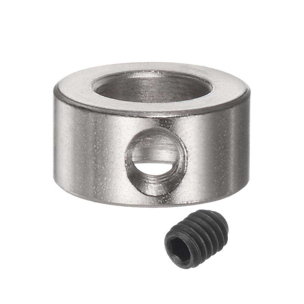 uxcell 10pcs Set Screw Shaft Collars 8mm Bore 14mm OD