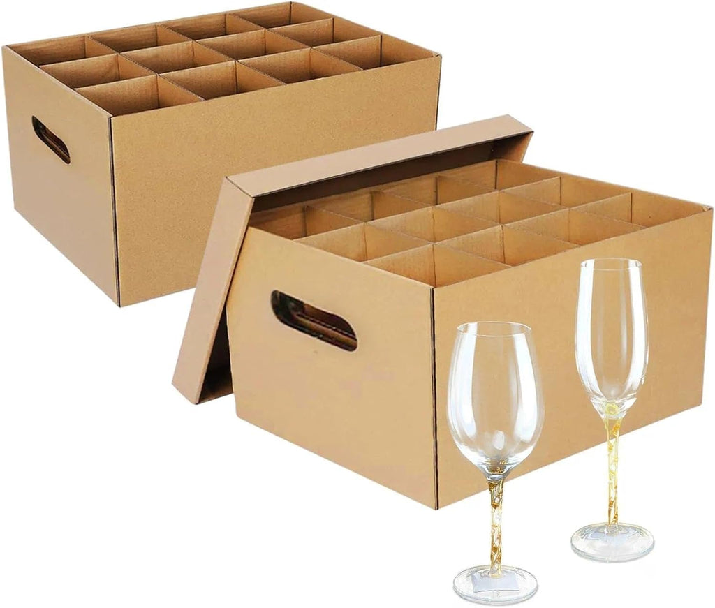 Wine Glasses Moving Boxes, Glass Packing Boxes, Kitchen Storage Kit