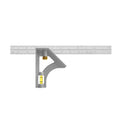 Johnson Level & Tool 415 Structo-Cast Combination Square, 12", Silver, 1 Square