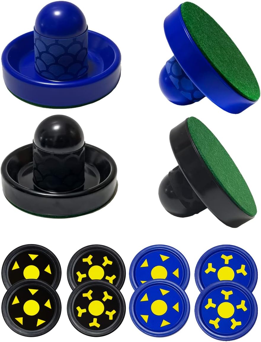 Air Hockey Pushers & Pucks, Non-Slip Strikers Tables | Dynamic Pucks For Adults, Air Hockey Paddles, Replacement