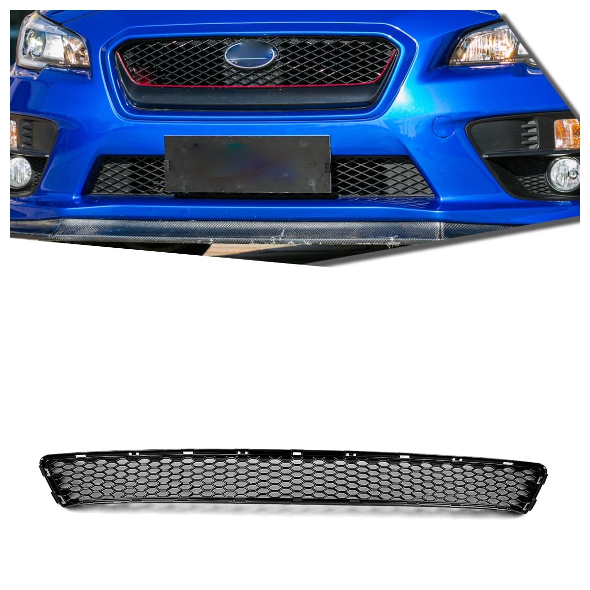 Front Lower Bumper Grille For Subaru Impreza WRX STI 2014-2017
