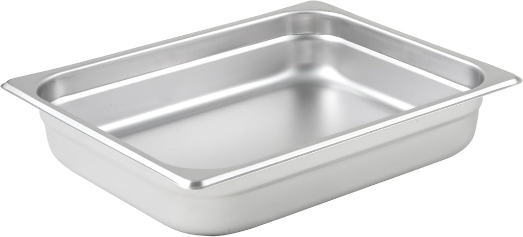Half Size 2 1/2" Deep Stainless Steel Steam Pan