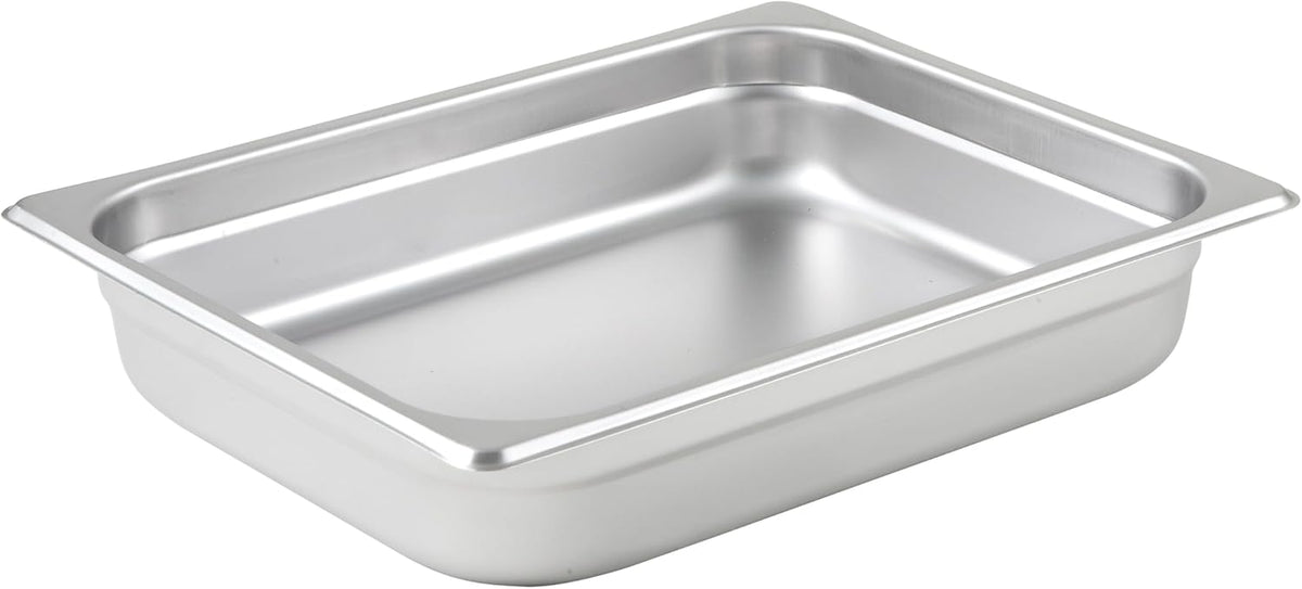 Half Size 2 1/2" Deep Stainless Steel Steam Pan