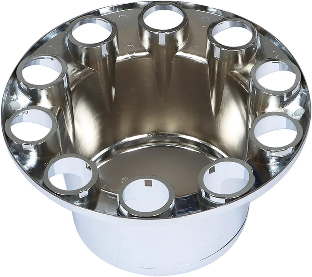 Chrome Front and Rear Hub Cover Wheel Axle Cover Center Caps Kit with 33mm Lug Nut Covers Replacement for 20 in &