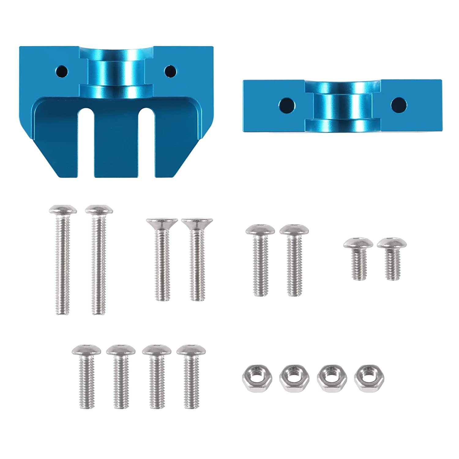 for E3D V6 Hotend Kit, 3D Printer All Metal Mount Fixed Blocks, Remote Short Direct Heat Sink 1.75mm Compatible with