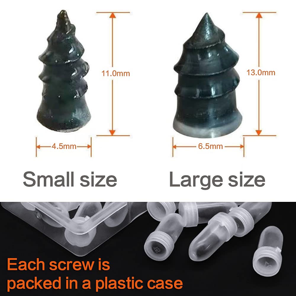 Tire Repair Nail,Self-Tapping Screw,Tire Repair Kits,Tire Screw Plug,Tire Repair Rubber Nail,Tire Fix,Suitable for