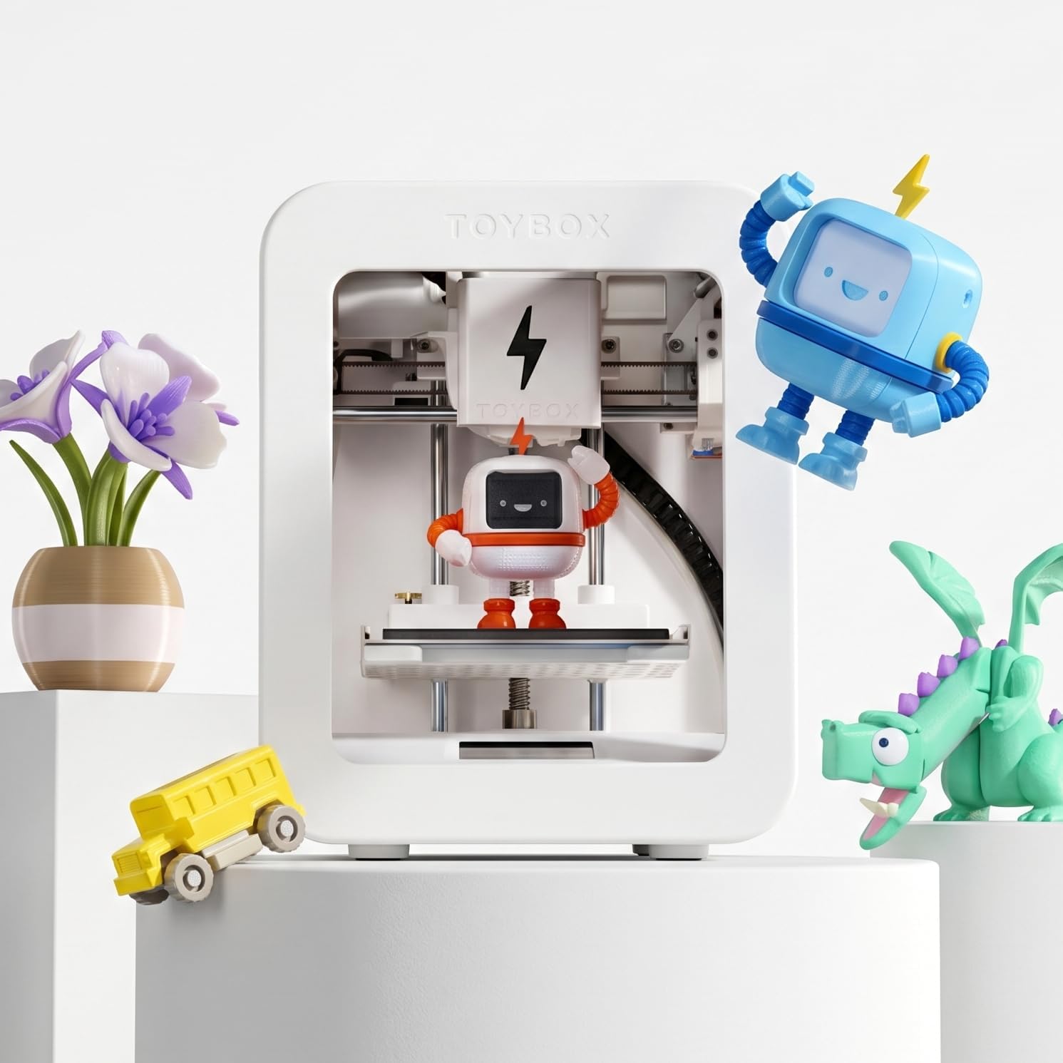 3D Printer for Beginners and Kids with Fast Printing, Easy Setup, Safe Design, Free App with Access to 10,000+