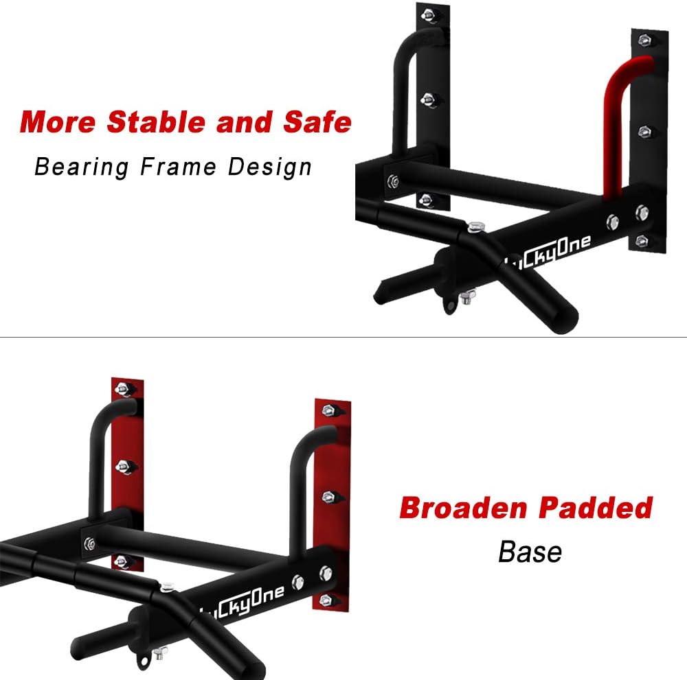Wall Mount Pull Up Bar, Joist Mount Chin Up Bar