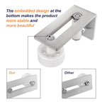 SMARTSTANDARD Sliding Barn Door Floor Guide for Bottom Adjustable Roller