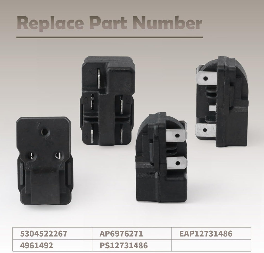 5304522267 Compressor Controller Replacement for Frigidaire for Electrolux for Gibson Refrigerators FFTR1835VW0 FFTR1835VS0, Replace 4961492 AP6976271 PS12731486 EAP12731486
