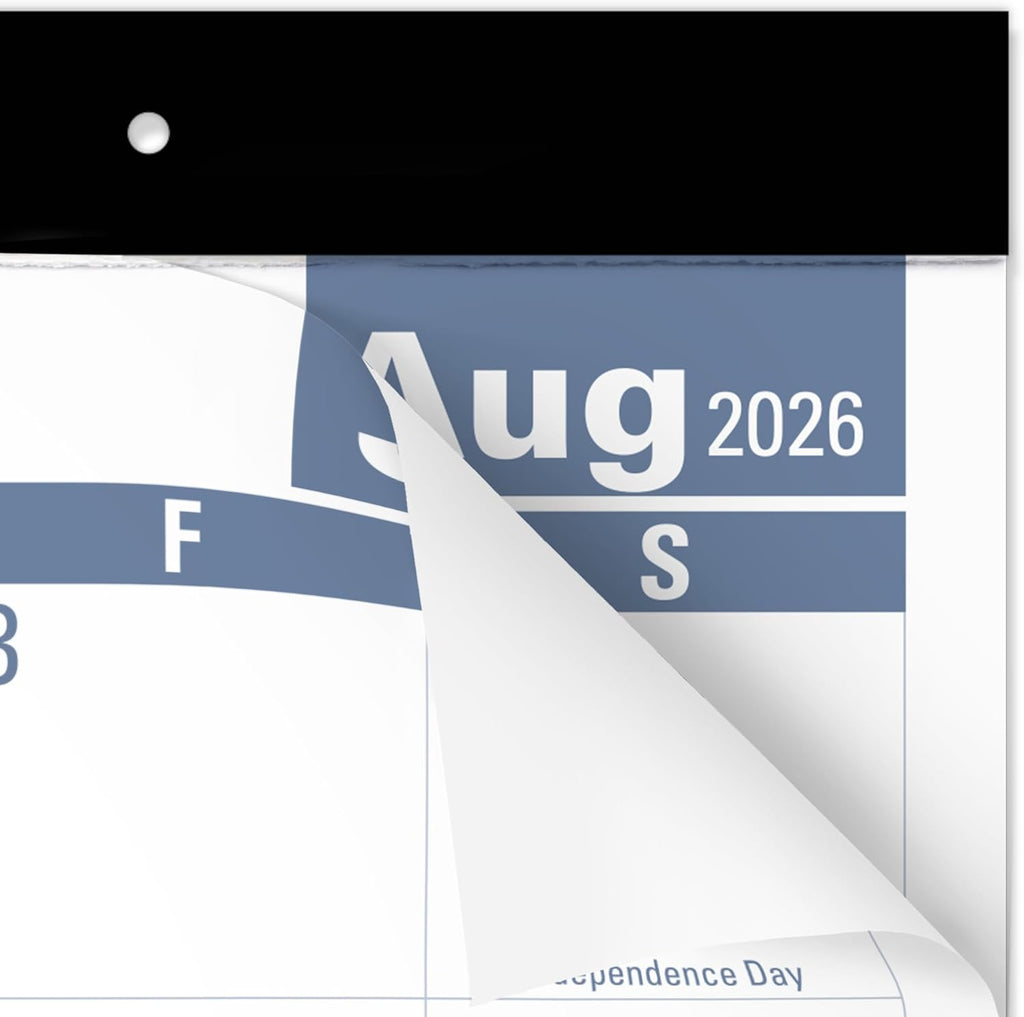 Desk Calendar 2026-2027 Planning Pad, Academic 12-Month July-June, Monthly, 21-3/4" x 17" Standard, Easy-to-Read