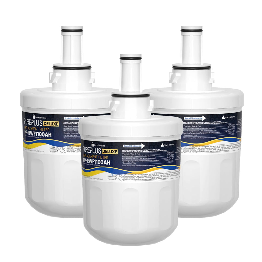 RWF1100AH Water Filter Replacement for Samsung DA29-00003G, 3 Pack
