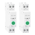 CUMSETZER 1-63A Adjustable WiFi Circuit Breaker, Smart WiFi Switch, 2Pack