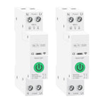 CUMSETZER 1-63A Adjustable WiFi Circuit Breaker, Smart WiFi Switch, 2Pack