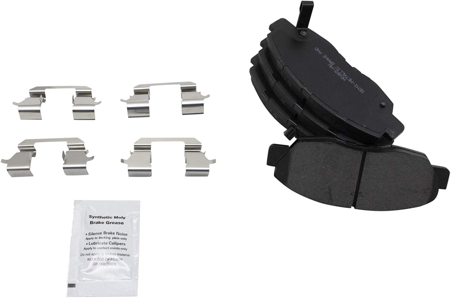 Front Brake Pad and Rotor Set Semi Metallic Rotors Calipers Compatible with 2006-2011 Honda Civic