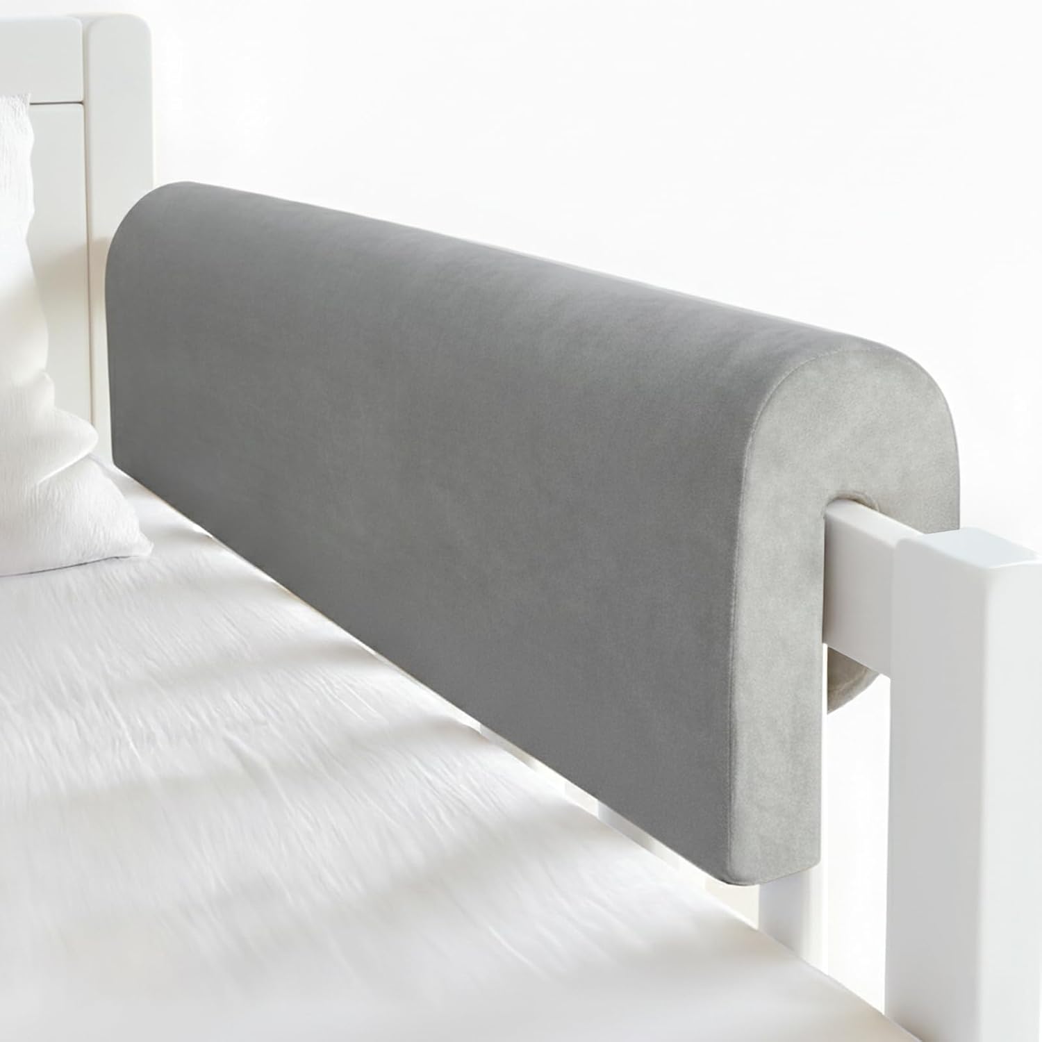 Toddlers' Bed Rail Bumpers Protector, Children's Bed Guardrail Padding, Soft Cushioned Barrier, Increased Height
