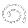 PATIKIL Gate Chain Lock 23.7Inch 304 Stainless Steel Hanging Chain Lock