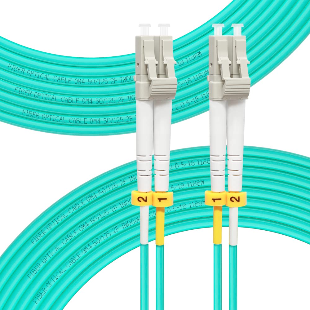 LC to LC Fiber Patch Cable OM4 Multimode 50M/164ft