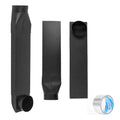 Adjustable Flat Dryer Vent Duct, 23–43 Inch Periscope for Offset Wall Vents