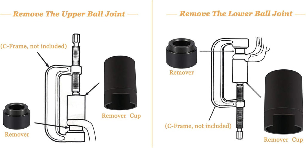 for Jeep & Dodge Ball Joint Service Adapter