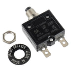 HUAREW 5 Amp Push Button Circuit Breaker 125-250V AC 50V DC