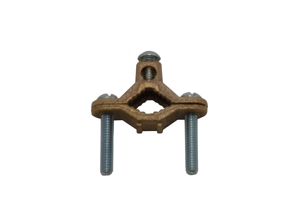 COREX 1/2" to 1" Bronze Water Pipe Ground Clamp - High Conductivity Grounding Clamp Conduit Fitting