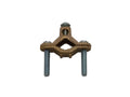 COREX 1/2" to 1" Bronze Water Pipe Ground Clamp - High Conductivity Grounding Clamp Conduit Fitting