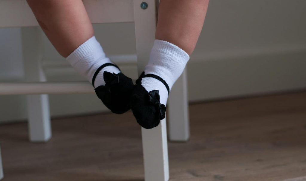 Baby Girl Socks – Shoe Look Styles – 3 Pair Gift Box – Non-Slip Infant Socks – Cotton