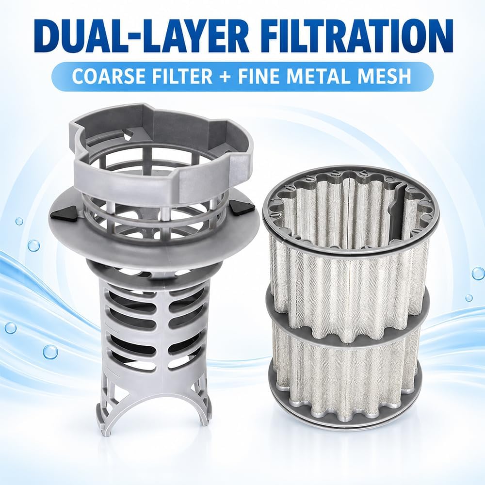 Dishwasher Pump Micro Filter Assembly for Bosch SHE68E15UC 2011-2014