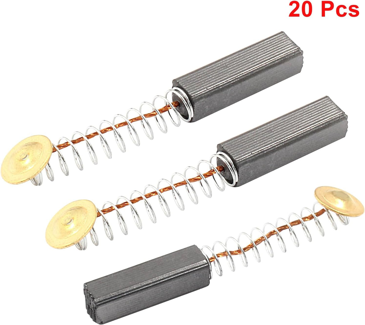 Piutouyar 20 Pcs Carbon Motor Brushes, 17mmx6mmx6mm
