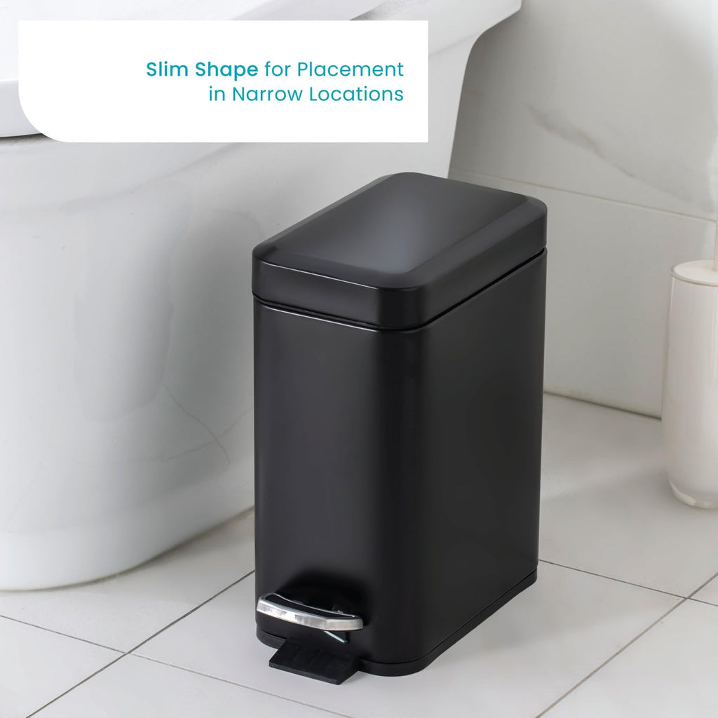 1.3 Gallon Stainless Steel Small Trash Can with a Lid