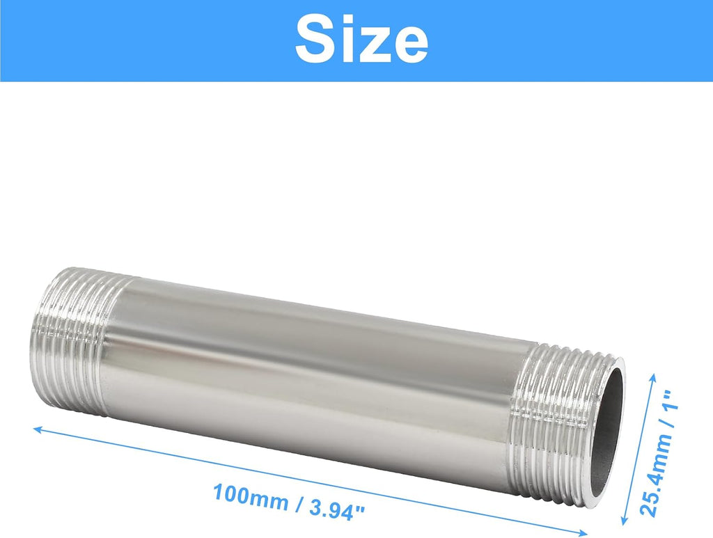 4 Inch / 100mm Stainless Steel Nipple Pipe Fitting