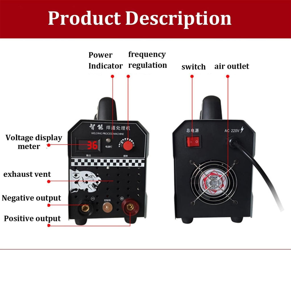 Weld Bead Electrolysis Cleaning Machine, Weld Bead Processor, Welder Weld Cleaning Machine, Electrolytic Polishing
