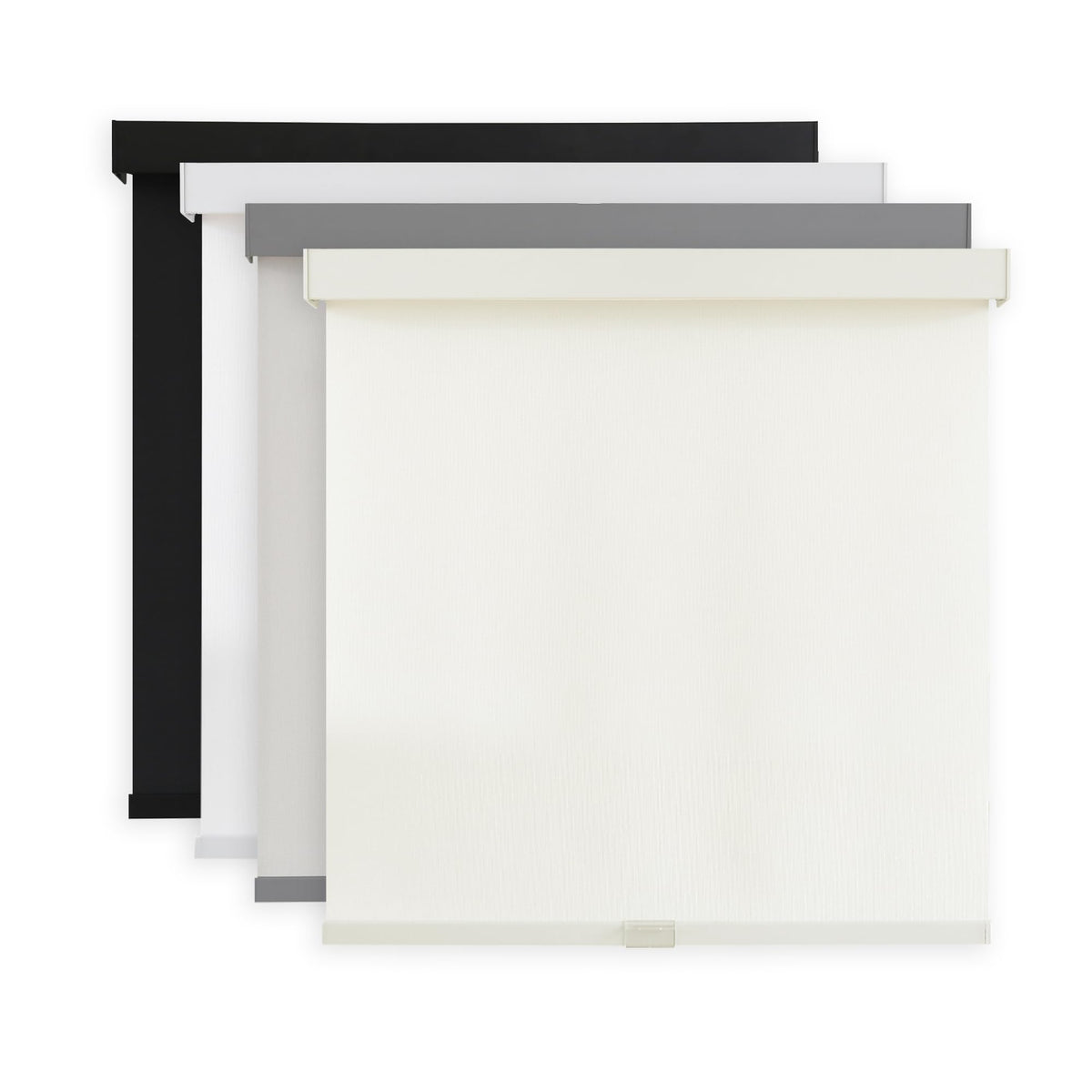 Light Filtering Roller Shades for Windows, 34" W x 72" H, Ivory