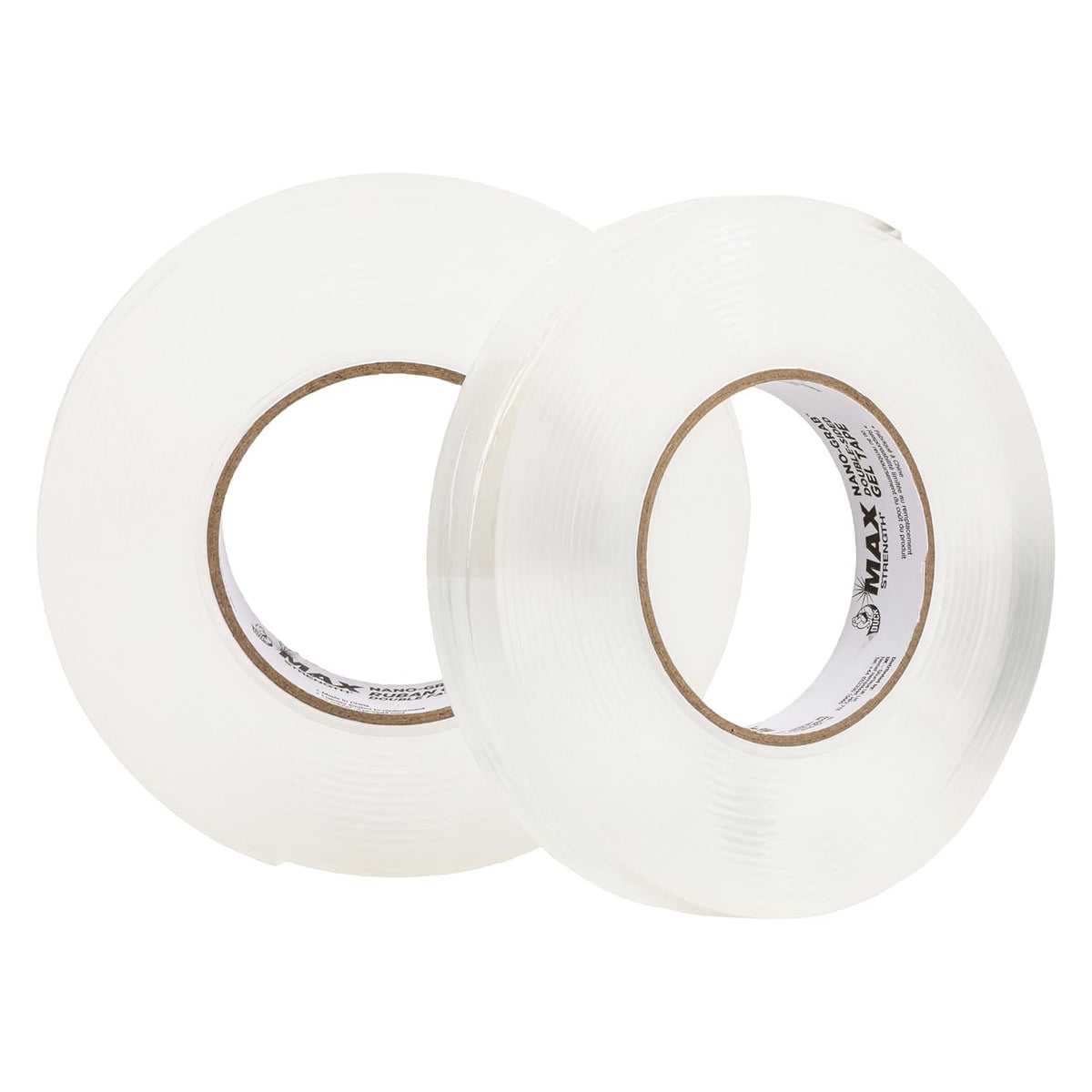 Max Strength Double-Sided Tape with Nano-Grab Technology, 2 Rolls