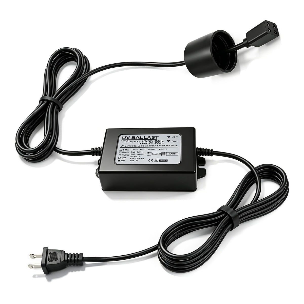 100-120V 55W Electronic Ballast Compatible with 12 GPM Ultraviolet UV