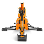 9' Tractor Backhoe Attachment with Mechanical Thumb, 15" Bucket, ISO/SAE Switchable Controls, Self-Contained