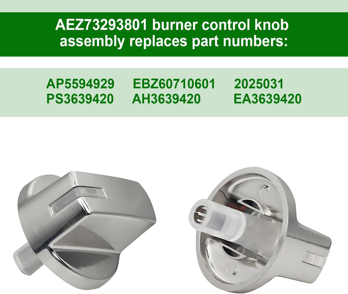 5Pack AEZ73293801 Burner Control Knob Compatible with LG Gas Range