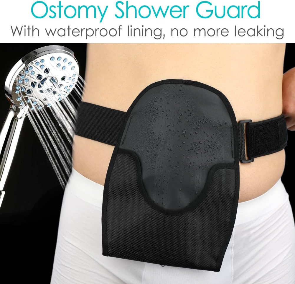 Waterproof Ostomy Bag Cover Belt Adjustable Washable Colostomy Bag Covers Protector Reusable Stoma Urostomy Ileostomy