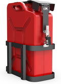 5 Gallon Jerry Gas Can Mount, 20 Liter Anti-Theft Jerry Can Holder Steel Water Container Carrier Lockable Mounting