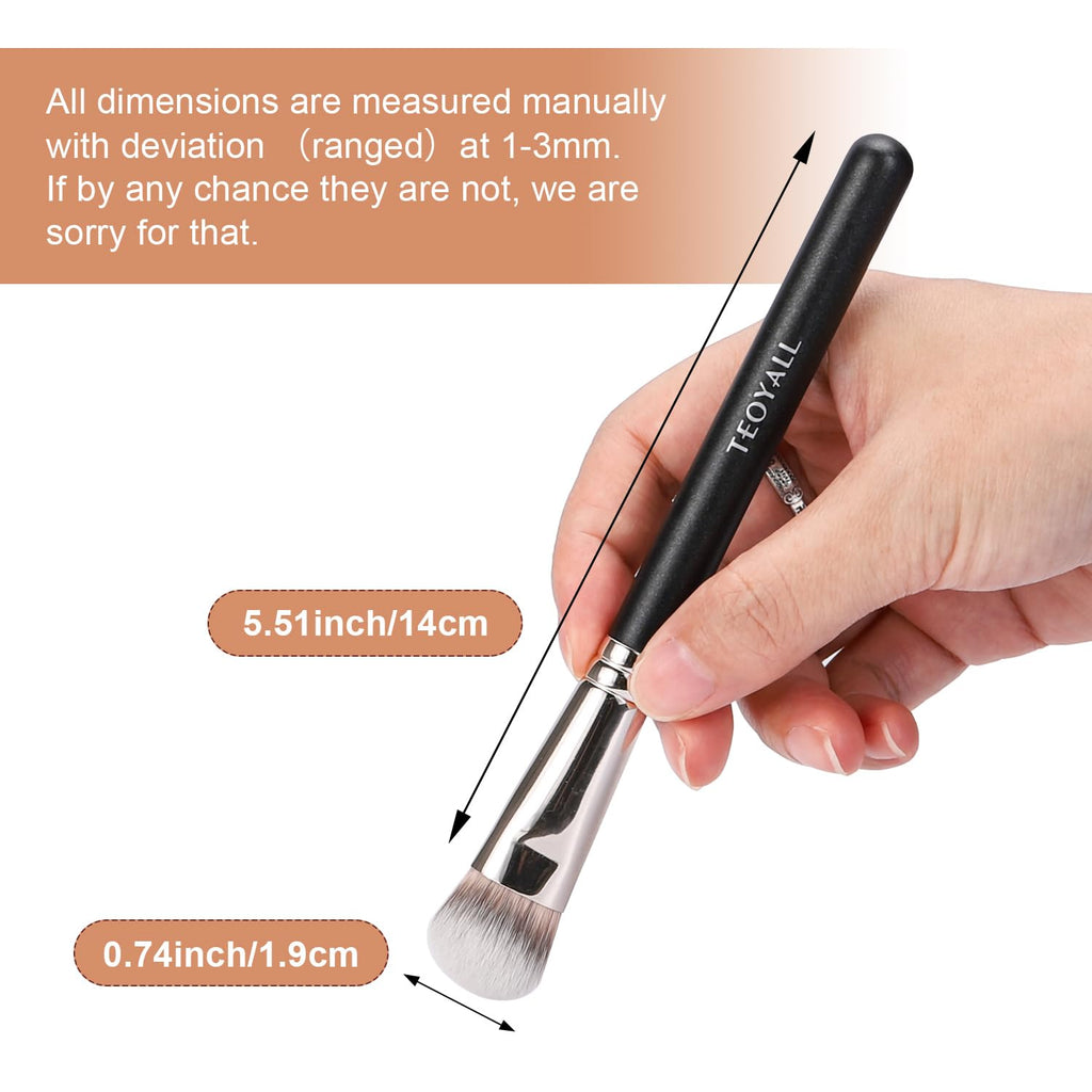 Under Eye Concealer Brush, Medium Cat Paw Brush Cover Dark Circles