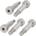 uxcell 304 Stainless Steel Hex Socket Shoulder Bolt 10mm Shoulder Dia 25mm Shoulder Length M8 Thread 5pcs