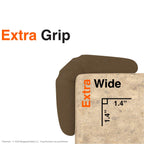 Fireplace Edge Corner Protector, Extra-Wide 9ft Edge 2 Corners