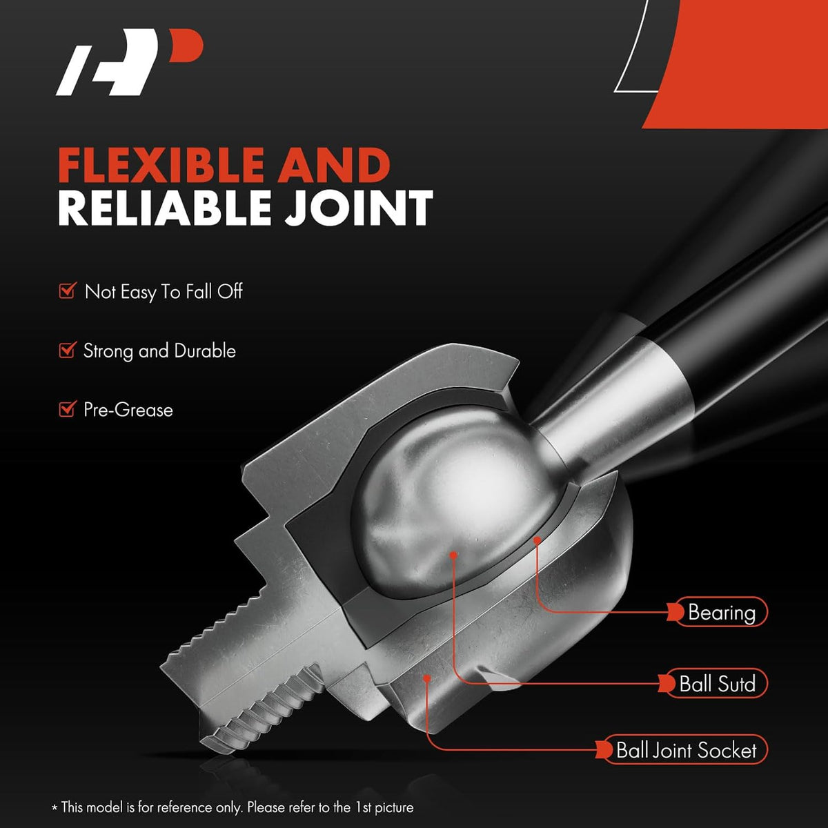 A-Premium Front Inner Outer Tie Rod End Kit, Compatible with Hyundai & Kia