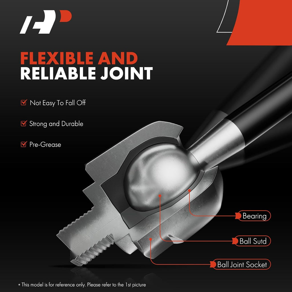 A-Premium Front Inner & Outer Tie Rod End Kit Fix Uneven Tire Wear