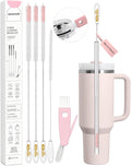15 Inch Extra Long Straw Cleaner Brush Set, 5PCS for Stanley 40 oz Tumblers