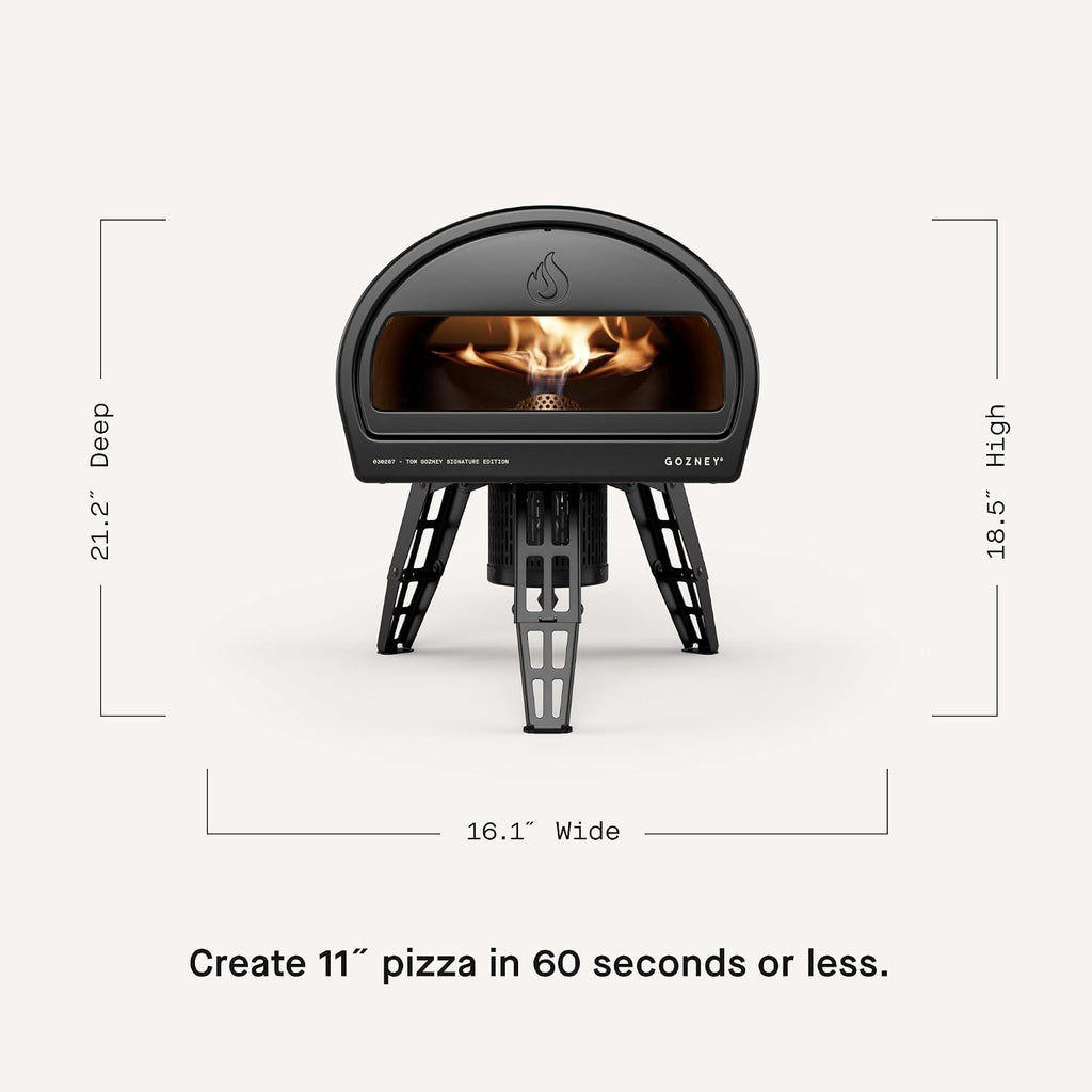 Roccbox Outdoor Pizza Oven, Portable, Gas & Wood Fired - Black