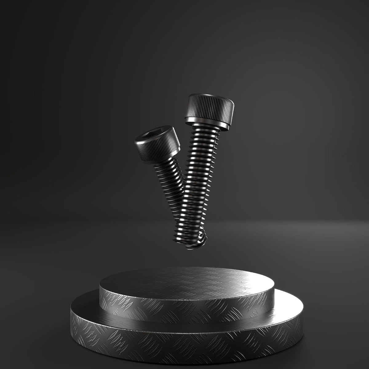 M6-1.0 x 8mm Socket Head Cap Screws, 12.9 Grade Alloy Steel, Black Oxide Finish, Machine Thread, Allen Socket Drive, Quantity 50