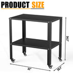 Welding Workbench Table, Metal Welding Cart with Wheels