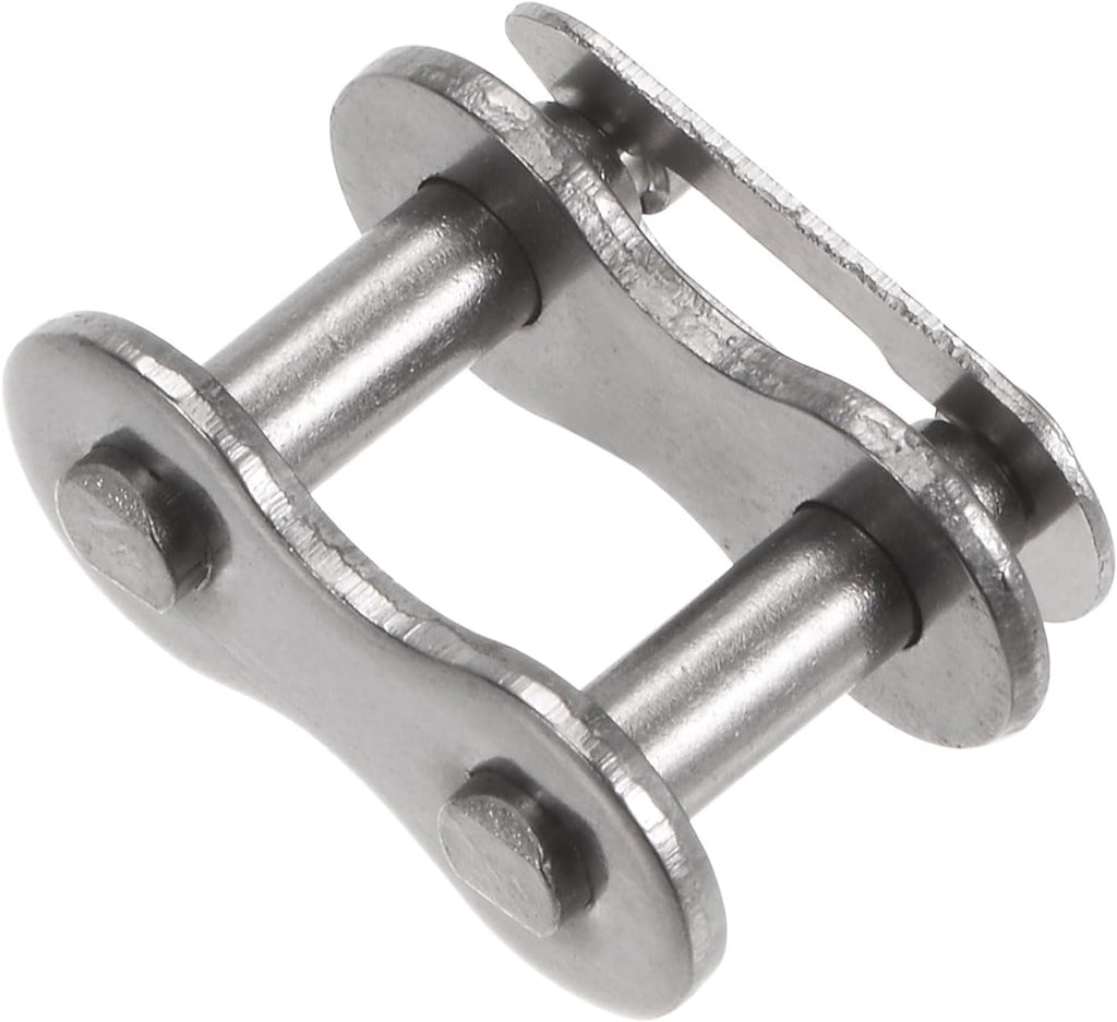 uxcell 6Pcs #50 Chain Master Connector Link Roller 5/8" Pitch Stainless Steel Standard Connecting Split Links for 10A Chain